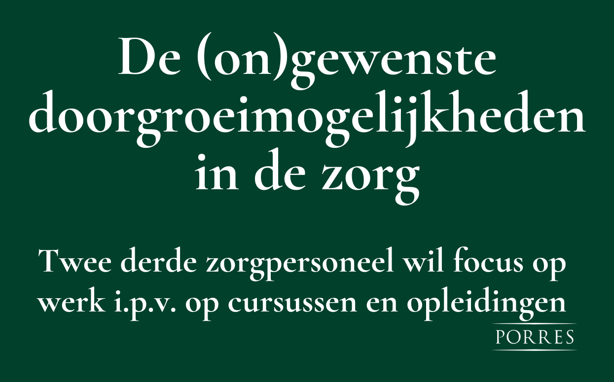 De (on)gewenste doorgroeimogelijkheden in de zorg